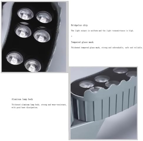 Tree Hugging Lights, AC220V LED Ring Tree Spotlights, IP65 Waterproof Outdoor Waterproof Pillar Lights(B-White,6PCS(72W)) - Image 3
