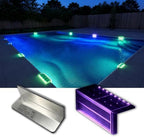 SHONELIGHTING Solar Pool Lights, Inground Pool LEDs, RGB-W, 2Pk by SHONELIGHTING