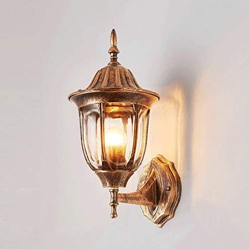 Vintage Metal Wall Lamp, Wall Mount Fixture Stylish Wall Sconces Wall Lighting Country Retro Style Glass Shade Sconce Lighting in Rust 1 Light 499054 - Image 3