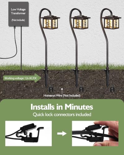 LITFIT Low Voltage Landscape Lighting, 6-Pack LED Pathway Lights Outdoor - Image 7
