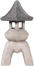 Design Toscano Asian Decor Pagoda Lantern Indoor/Outdoor Statue, Giant, Fiberglass Cast Stone Resin, Two Tone Stone Finish - Image 4