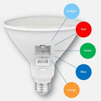 GE PAR38 LED Light Bulb, Outdoor Floodlight, 5 Color Options, Multi-Color - Image 2