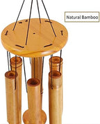 Bamboo Wind Chime, Outdoor Wooden Music Wind Chimes with Natural Relaxing Soothing Sound for Garden, Patio, Home or Outdoor Decor - Image 6