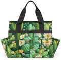 Green Succulent Cactus Garden Tool Bag with Hard Bottom and 10 Pockets by Unknown