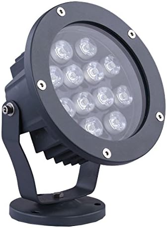 12W Blue LED Outdoor Wall Wash Flood Light Fixture Project Spot Lamp DC 12V by Brillraydo
