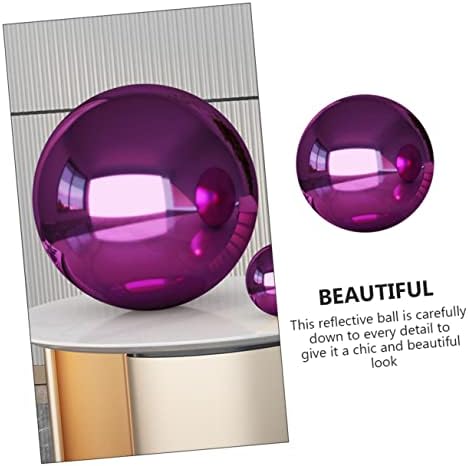 Stainless Steel Reflective Gazing Globe Shiny Mirror Finish Garden Decor Weather Resistant Metal Sphere for Outdoor Ornamentation and Patio Accents - Image 4