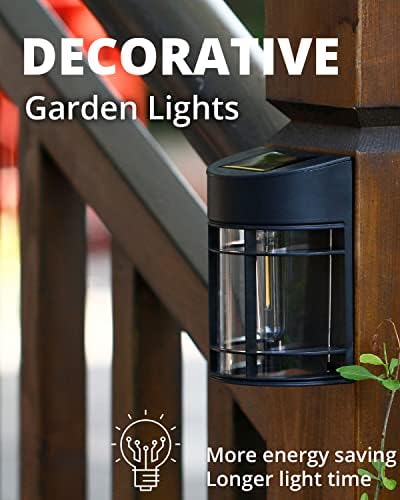 Solar Fence Lights, Upgrade Solar Deck Lights, Waterproof Solar Outdoor Lights for Wall Yard Post,Steps, Easy-to-Install - Image 5