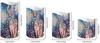 Colorful Deer Plastic Flameless Candles with Remote Control and Timer LED Flickering Battery Operated Color Changing Electric Pillar Candles for Table Weddings Gifts Home Decoration - Image 2