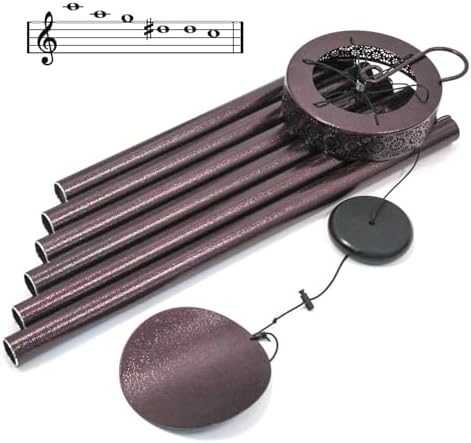 ASTARIN 48'' Wind Chimes for Outside Deep Tone - Large Windchimes with 6 Heavy Tubes, Memorial Wind Chimes Outdoor for Garden Hanging Décor,Sympathy Gifts，Bronze - Image 6