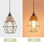 2pcs Battery Operated Pendant Lights Outdoor Chandelier Gazebo - Image 3
