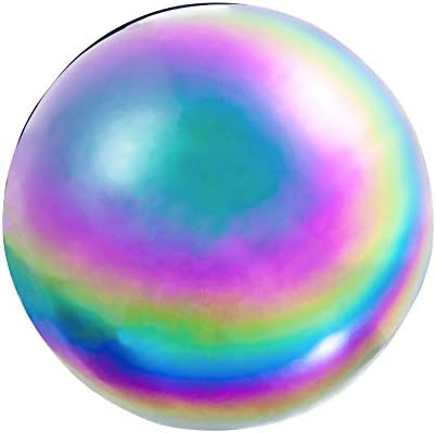 Evergreen Garden Mosaic Glass Gazing Ball (Oil Slick Stainless Steel) by EvergreenGarden
