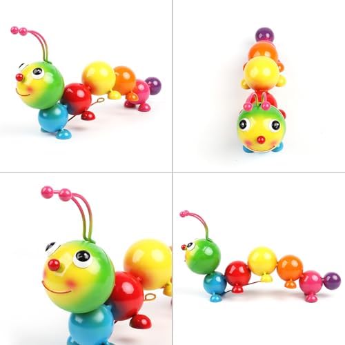 Cruis Cuka Metal Caterpillar Statue Yard Art Garden Decor for Outside Patio Lawn Ornaments Fence Decorations Family,Friends,Garden Lovers - Set of 2(Colorful NEW) - Image 5