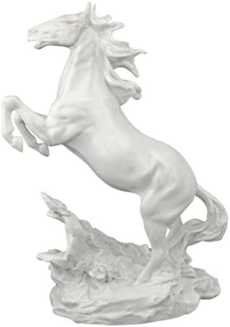 Design Toscano Untamed Beauty Bonded Marble Horse Statue - Image 4