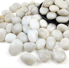 20LB White River Rocks,1-2.2 Inch Polished Pebbles for Plants, Decorative Stones for Landscaping. Succulents, Crafting,Fish Tank,Garden,Vase Filler, Outdoor Decoration by SHIZWU