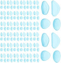 Glow in Dark Pebbles 300pcs Resin Blue Stones for Aquarium Xmas by SEWACC