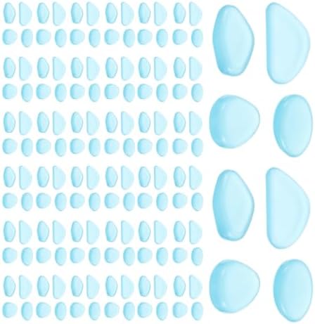 Glow in Dark Pebbles 300pcs Resin Blue Stones for Aquarium Xmas by SEWACC