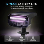 JEJOT Solar Spot Lights Outdoor Waterproof, Solar Spotlights, 8 Pack - Image 3