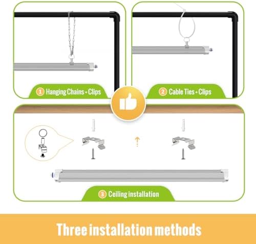 1.4FT Hanging Grow Light for Indoor Plants, Full Spectrum, T5 - Image 6