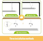 1.4FT Hanging Grow Light for Indoor Plants, Full Spectrum, T5 - Image 6