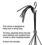 Woodstock Chimes Signature Collection, Bells of Paradise, Black 32"", Decor Designs Wind Chimes for Outdoor, Patio, Home or Garden Décor (BPMK) - Image 3