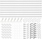 Barrina T5 Grow Lights, 3FT 128W (8 X 16W), 5000K Grow Lamp, 8 Packs, White by Barrina