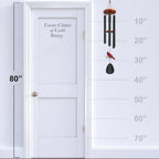 Cardinal Memorial Wind Chimes 36'' for Outside, Sympathy Gift with Mute Option, Cardinal Gifts for Loss of Loved One, Memory of Mom Dad Husband, Remembrance Gift for Mother Garden Porch Patio - Image 3
