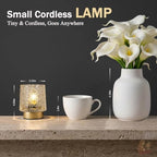 MJ PREMIER Battery Operated Lamp,Small Cordless Lamp with Timer, Clear-05 - Image 5