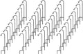 Ashman Shepherd's Hooks 35 Inch (40 Per Pack), Black, Made of Premium Metal for Hanging Solar Lights, Bird Feeders, Mason Jars, Christmas Lights, Lanterns, Garden Stakes and Wedding Décor. by AshmanOnline