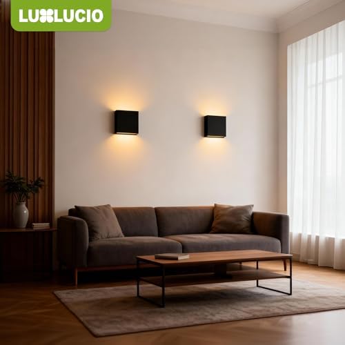 2 Pack Indoor Outdoor Black Up and Down LED Wall Light, Modern Bedroom/Porch Wall Lamp, IP65 Waterproof, 5%-100% Dimmable 18W 1620lm, 5CCT (2700K-5000K), CRI 90+, 120V-277V - Image 3