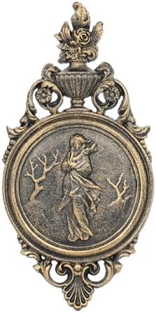 Sungmor Gold Cast Iron Wall Plaque - Classical Lady Relief in French Style by Sungmor