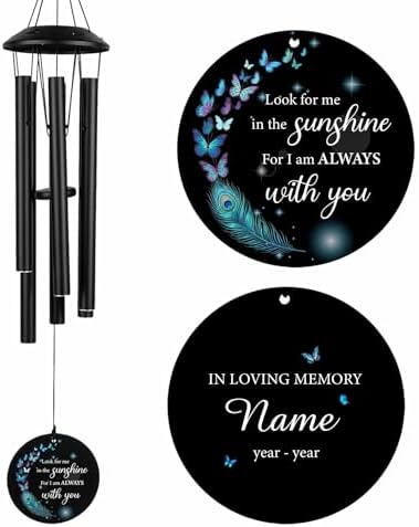 Memorial Wind Chimes for Loss of Loved One by Astarin