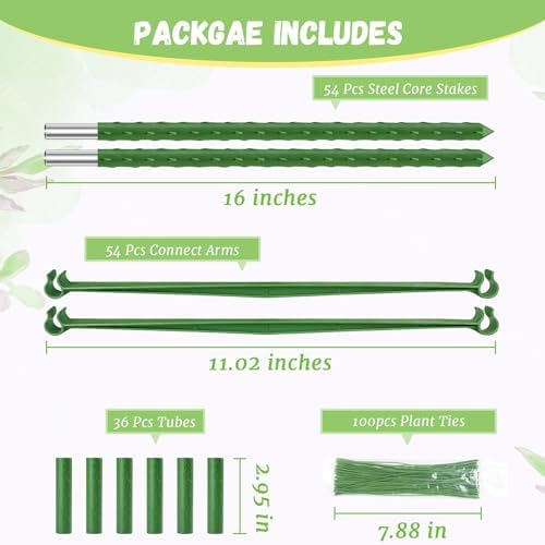 Legigo 6 Pack Tomato Cage for Garden, Up to 48Inch Sturdy Tomato Trellis - Image 3