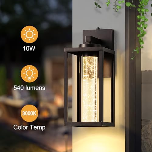 VIANIS Large ORB Bronze Exterior Lighting Fixtures Wall Mount for House - Image 3