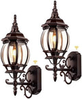 VIANIS Bronze Dusk to Dawn Exterior Wall Lantern, Anti-Rust, Waterproof by VIANISLIGHTING