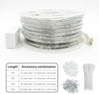 50ft Rope Lights For Outside,Connectable & Flexible Tube Lights with 8 Modes Controller,Waterproof Purple LED Rope Lighting for Deck,Garden,Pool,Patio,Bedroom,Party,Indoor & Outdoor Landscape Lighting - Image 4