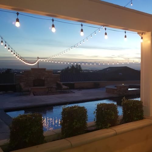 Novelty Lights 100 Feet Heavy Duty Light String, 50 Suspended E26 Sockets - Image 5
