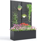 Garvee 71"x47"x16" Metal Planter Box with Trellis for Climbing Plants Vines by Garvee