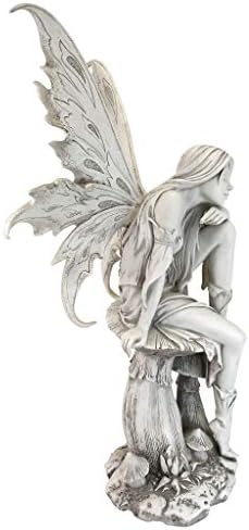 Design Toscano Fairy of Hopes and Dreams Garden Statue by Artist Cecelia 11"Wx11"Dx22" - Image 7