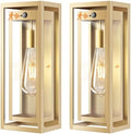 15" Motion Sensor Outdoor Wall Lights, Outdoor Sconces, 2 Pack by Slypadan