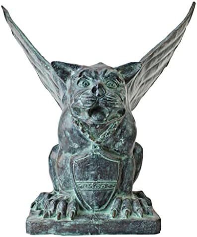 Winged Gargoyle of Naples Bronze Garden Statue - Image 3