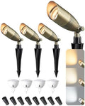 EDISHINE 12V Low Voltage Landscape Lights Solid Brass Waterproof Spotlights by EDISHINE