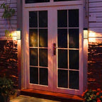 OSALADI Xmas Solar Powered Outdoor Wall Light Waterproof Garden Lamp - Image 5