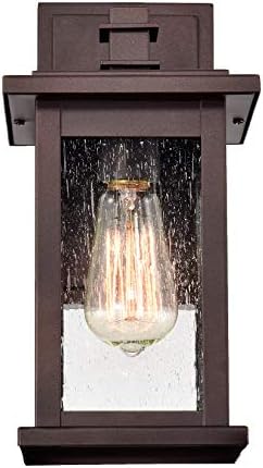 MICSIU Oil Rubbed Bronze Transitional 12 Inch Outdoor Wall Light 2 Pack - Image 6