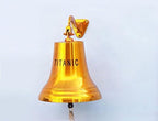 Hampton Nautical BL-2019-13-T Brass Plated Titanic Ship's Bell 18" - Nautical Decor - Nautical Home Decoration - Image 2