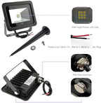 6 Pack 10W Warm White LED Flood Light Outdoor 12V 24V Security Lamp - Image 3