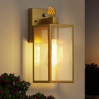 Dusk to Dawn Exterior Lighting Fixtures, Outdoor Porch Light Wall Sconce by WIHTU