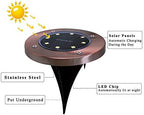 Solar Ground Lights Outdoor 72 LED Octagon Shape Disk Light Solar Powered In-Ground Lights for Garden Lawn Yard Patio Driveway Walkway Patio Deck Pathway,4 Pack,Blue - Image 4