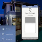Feit Electric Smart Outdoor Flood Lights with Motion Sensor, 28W LED WiFi Security Light with Dusk to Dawn Compatible with Alexa and Hey Google, Tunable White, 2 Head, Hardwired, S9DFL/CCT/MOT/BZ/AG - Image 6