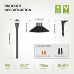ASD Low Voltage Landscape Lighting, Outdoor Bollard Pathway Lights 5 Color - Image 7