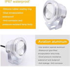 Submersible LED Light - Outdoor Recessed Spot Light, 10W RGB Remote Control Outdoor Landscape Lights,Waterproof IP68 LED Fountain Light, Underwater Pond Spotlight, for Swimming Pool - Image 4